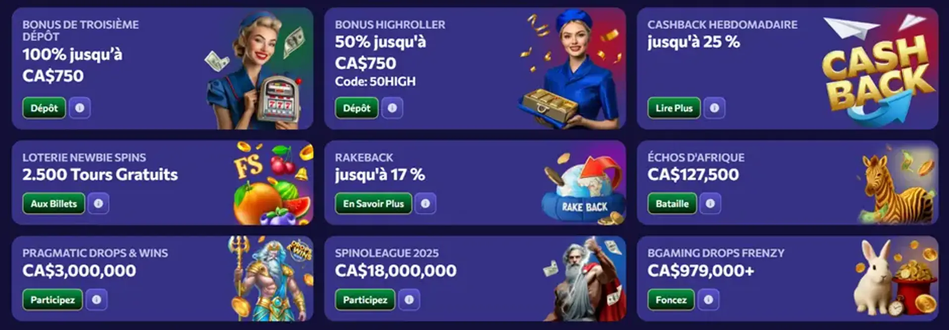 Bonus et offres exclusives de WINAIRLINES