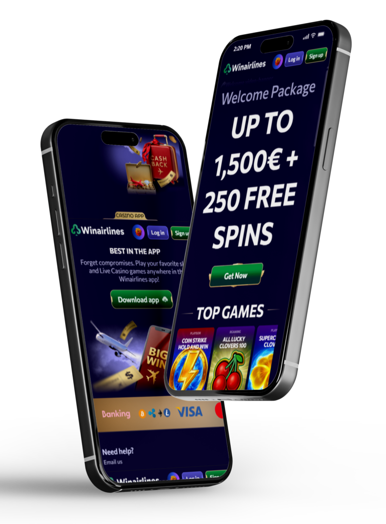 WINAIRLINES Casino on Mobile
