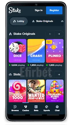 Et l’appli Stake 