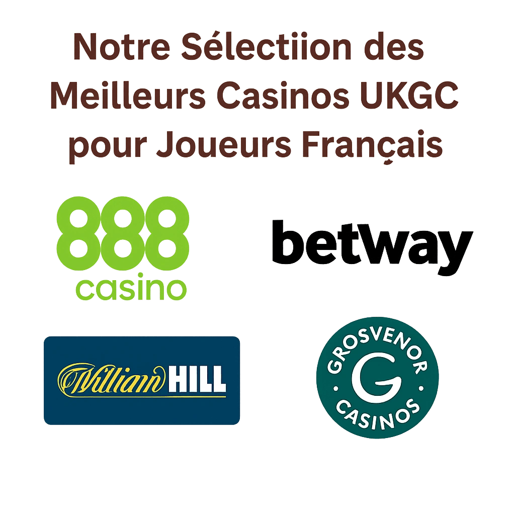 Notre Sélection des Meilleurs Casinos UKGC pour Joueurs Français