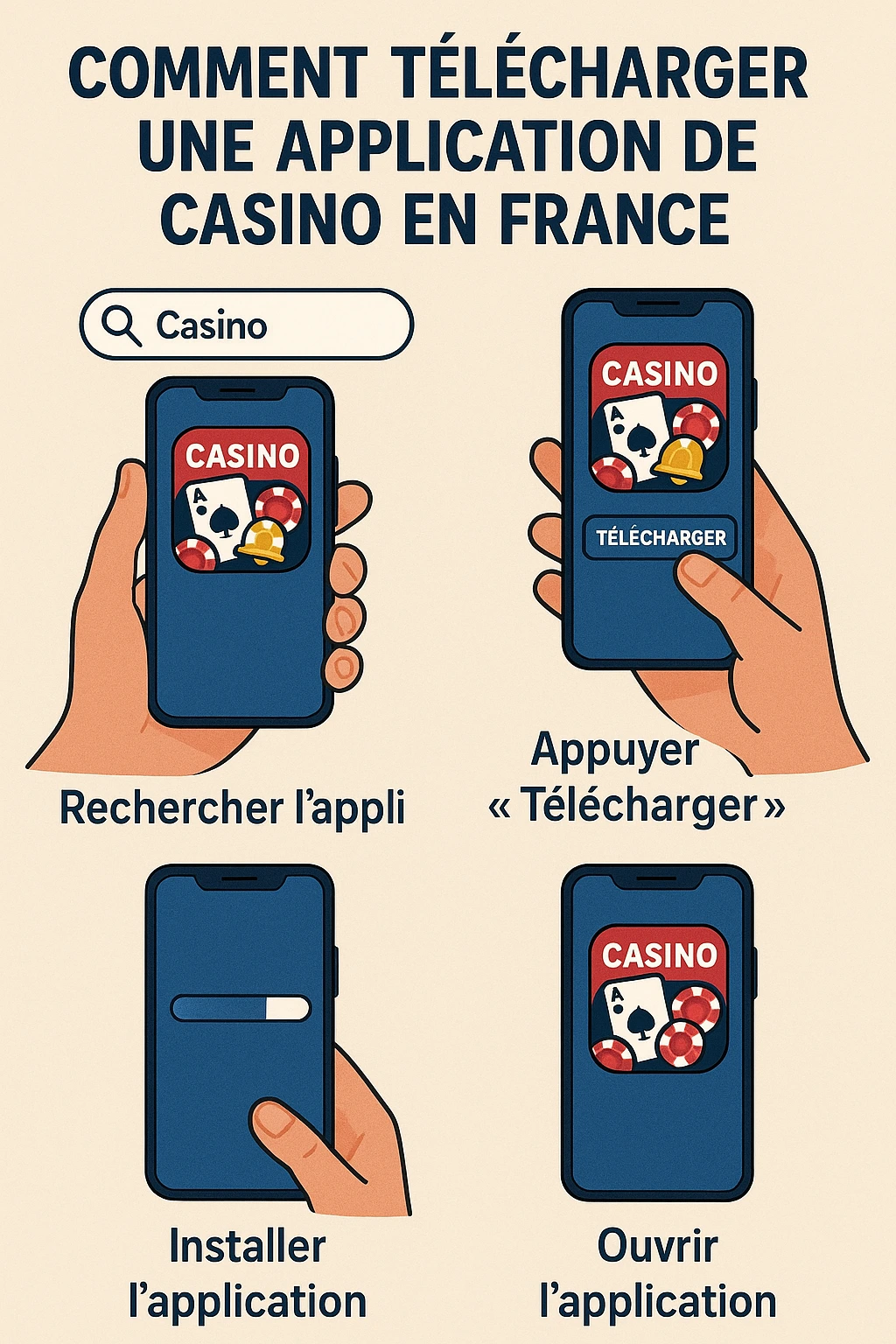 Comment télécharger une app de casino en France ? – Guide Étape par Étape