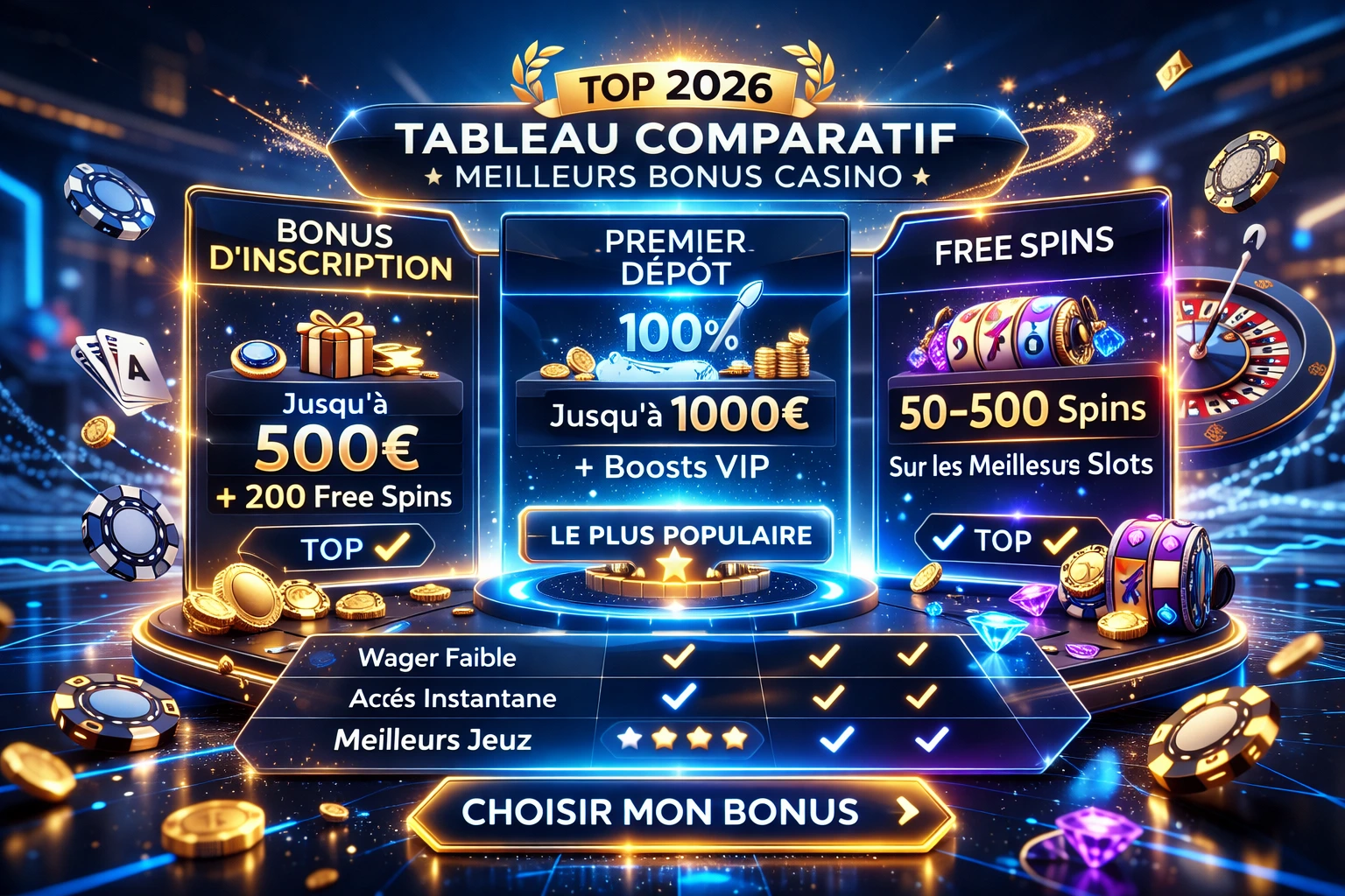 Quâest-ce quâun Bonus de Bienvenue Casino en Ligne ?
