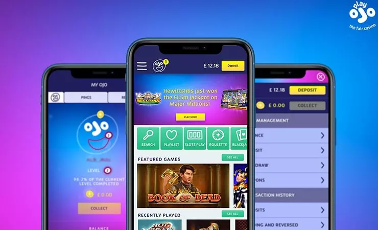 PlayOJO App and PlayOJO Mobile: Play Without Limits