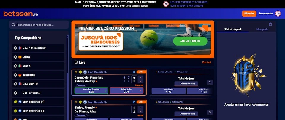 Betsson – Le meilleur casino en ligne polyvalent 2026