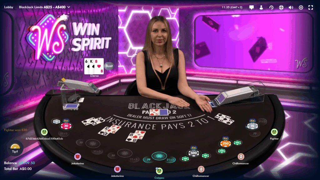 WinSpirit Live Casino: A Real Casino Music