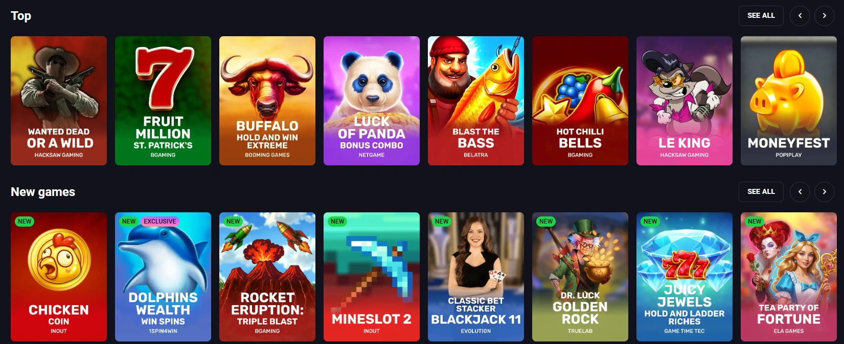 SPINAURA Online Casino: Game Library Overview