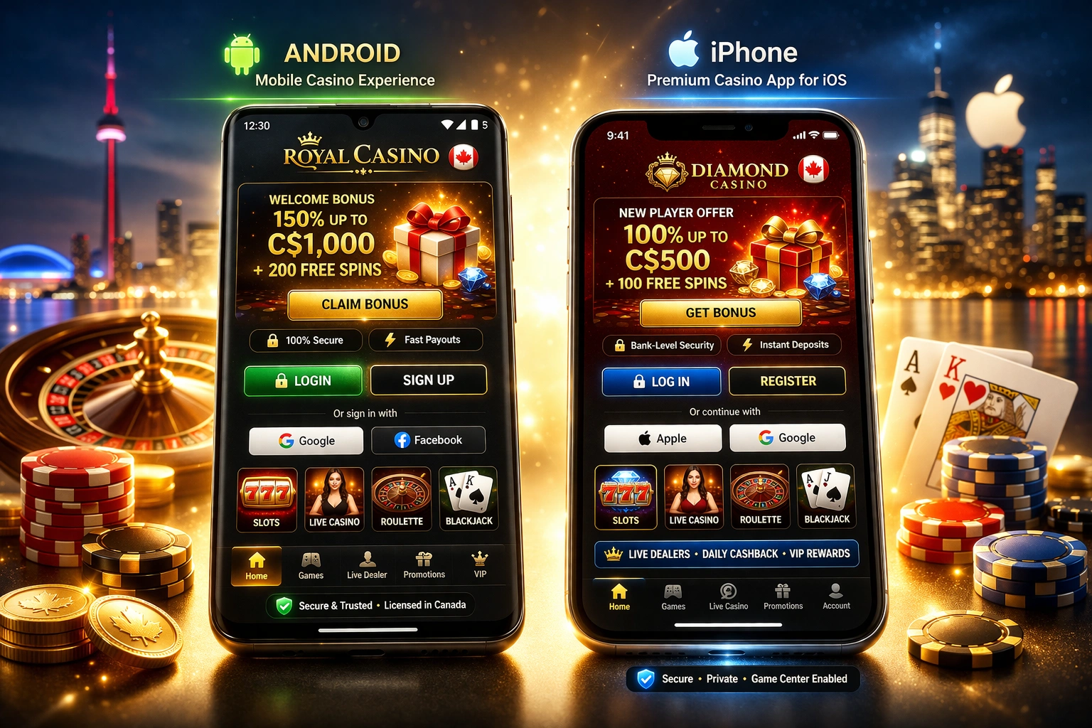 Android Mobile Casino vs iPhone Casino App