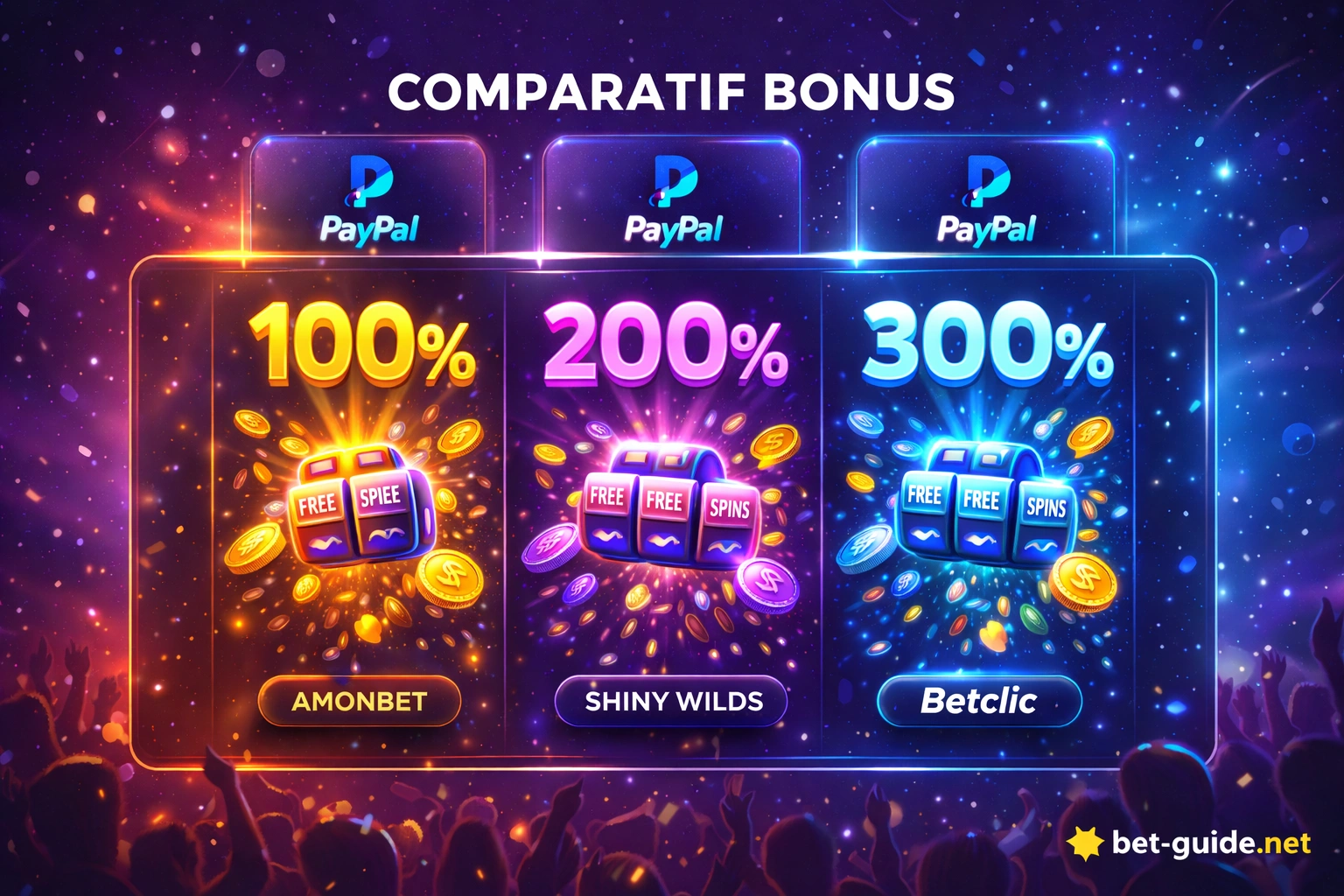 Bonus et promotions exclusives avec PayPal