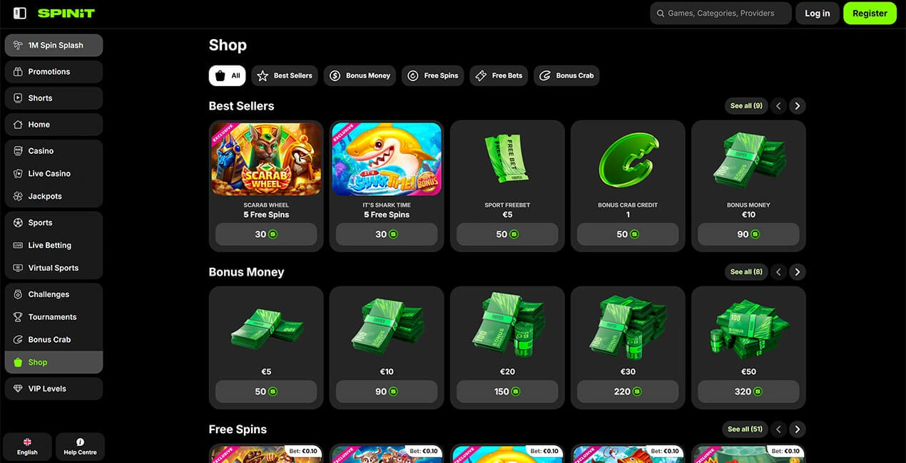 Méthodes de Paiement sur Spinit Casino France