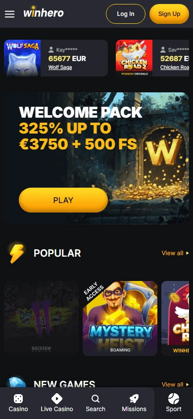 📱 Winhero sur mobile : application et compatibilité