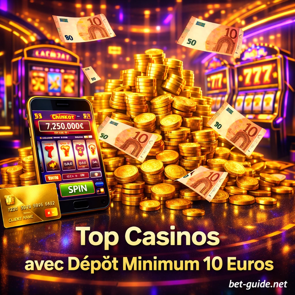 Meilleurs casinos en ligne avec dépôt minimum 10 euros