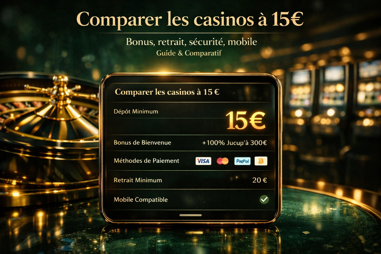 💡 Pourquoi jouer avec 15€ peut être un bon compromis