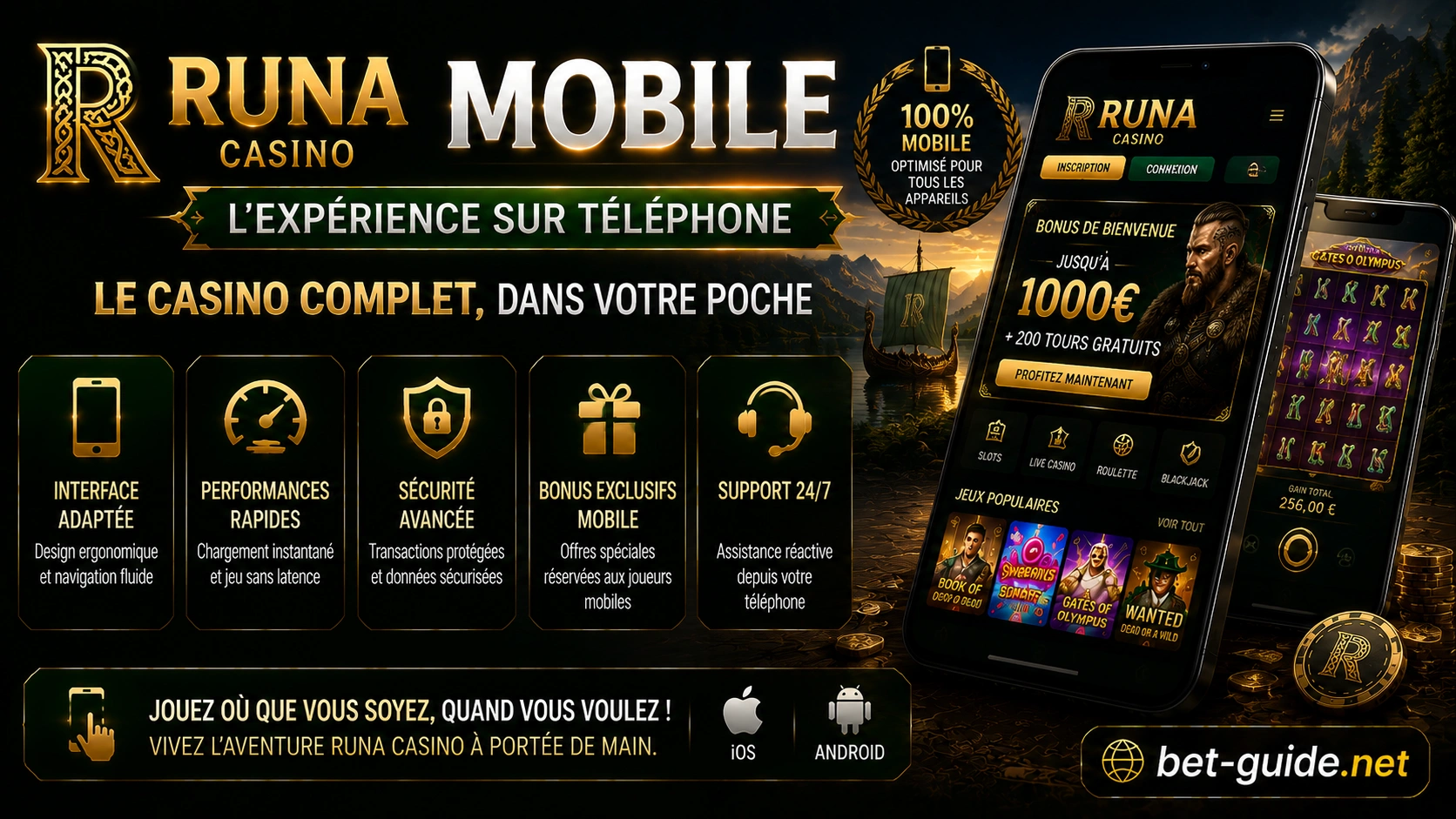 Runa Casino Mobile : L'Expérience sur Téléphone