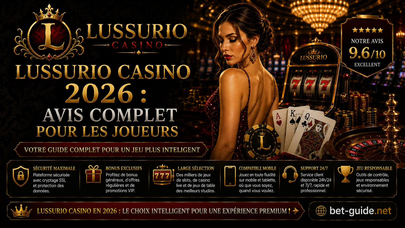 LUSSURIO Casino 2026 : Avis Complet pour les Joueurs