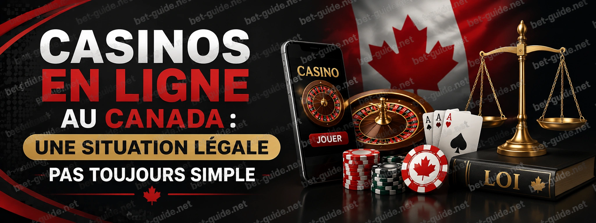 Casinos en Ligne au Canada : une Situation Légale Pas Toujours Simple
