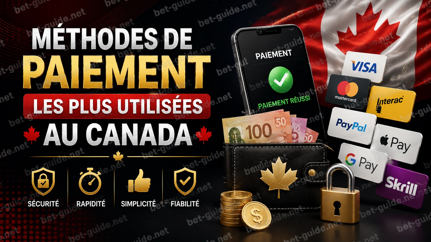 Méthodes de Paiement les Plus Utilisées au Canada