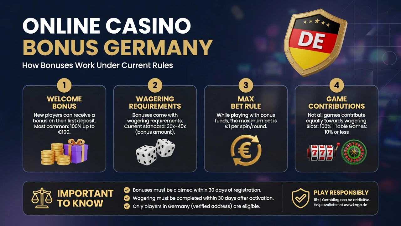 Online Casino Bonus Germany: How Bonuses Work Under Current Rules