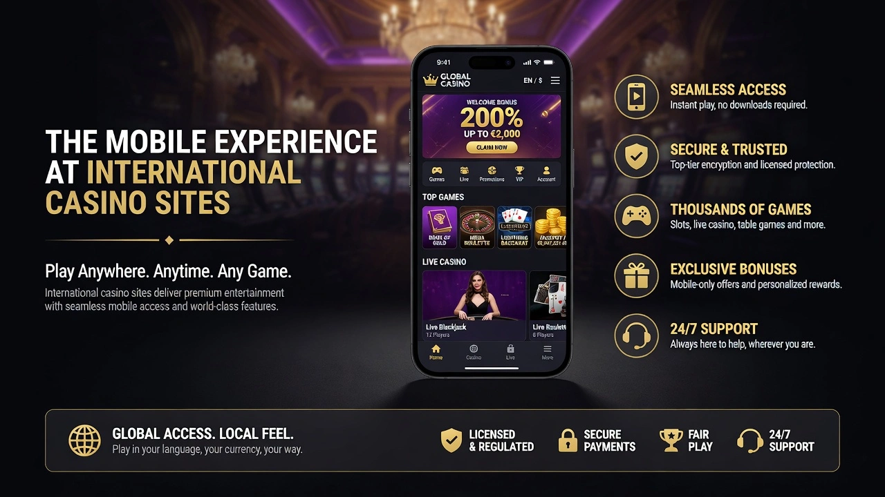 The Mobile Experience at International Casino Sites