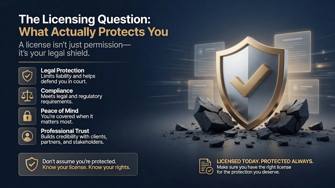 The Licensing Question: What Actually Protects You